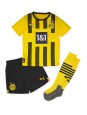 Borussia Dortmund Jude Bellingham #22 Heimtrikotsatz für Kinder 2022-23 Kurzarm (+ Kurze Hosen)
